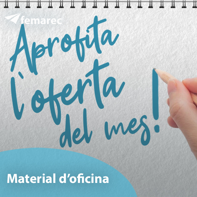 femarec's tweet photo. 📢No et perdis la nostra oferta d'aquest mes!
👉Prepara tot el material necessari per emprendre amb força aquest nou curs 2026-27!
👍La millor qualitat al millor preu, Consulta la nostra e-botiga al nostre web: https://t.co/GpsPAgyjRs
#materialoficina #papereria https://t.co/TorM1rrQPI