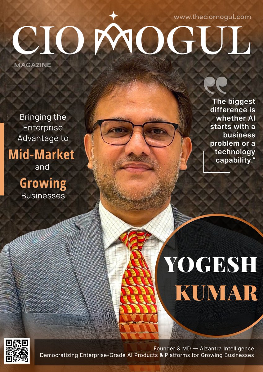TheCioMogul's tweet photo. #YogeshKumar: Bringing the Enterprise Advantage to Mid-Market & Growing Businesses π
Discover his vision for AI, digital transformation & business growth.
Read More: https://t.co/SHQu0ZMgOt
#CIOMogul #AI #DigitalTransformation #Leadership #Innovation https://t.co/0YCkgf2VuT