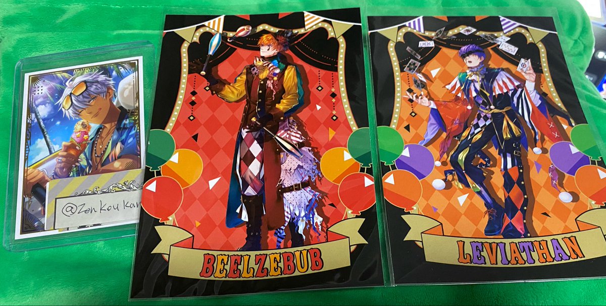 Zenkoukann's tweet photo. 【交換】Obey Me! ObeyMe! おべいみー おべてぃる 

譲)特典：レヴィ ベール
求)同異種マモン＞500円＋送料

郵送希望
お気軽にお声がけください！ https://t.co/oKxdZQxfY0