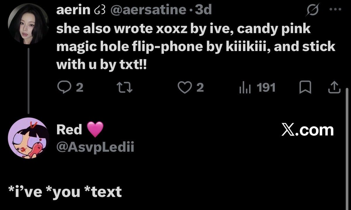 aersatine's tweet photo. the concept of correcting IVE and TXT to i’ve and text https://t.co/6kHkuRd35K
