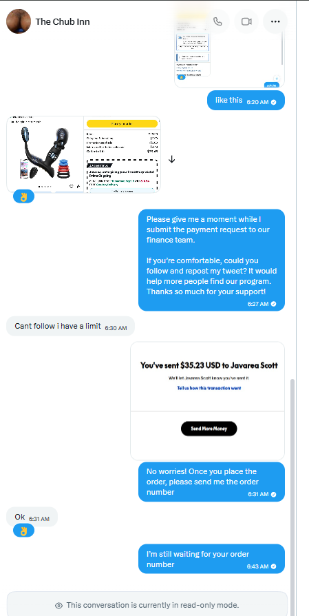 Huaer_Sunflower's tweet photo. @purplepoppie3
Dear friends, please do not have any contact with this person. He is a complete scammer and has been added to Twitter's list of dishonest trial users. He will be unable to participate in any free trial activities on Twitter. https://t.co/cl5n5VMwi5