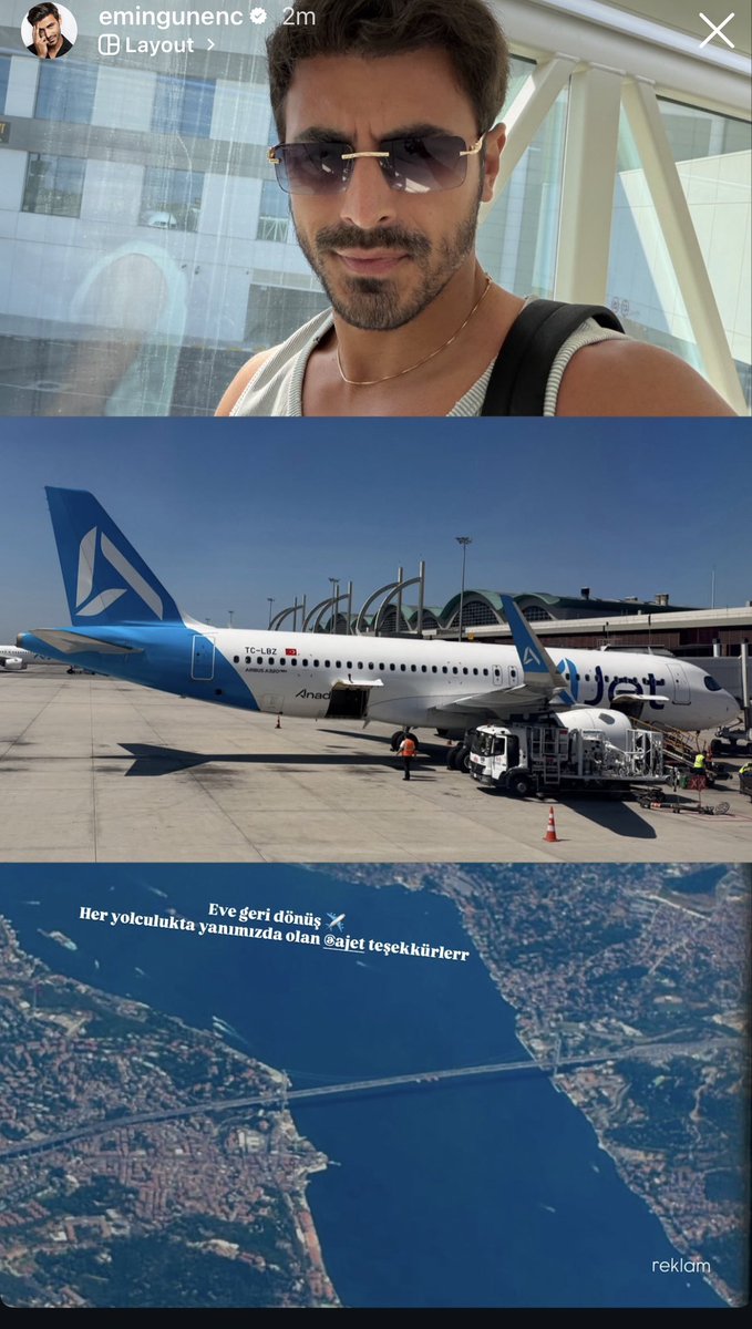 EminGGlobal's tweet photo. 🆕📸 Emin via IG.

Back home. ✈️

Emin is officially heading home after his vacation, thanking @AJET_TR for being with him throughout the journey.

Safe travels, Emin! 💙

#EminGünenç #Arafta #MerTeş https://t.co/OVWUB1Ptuc