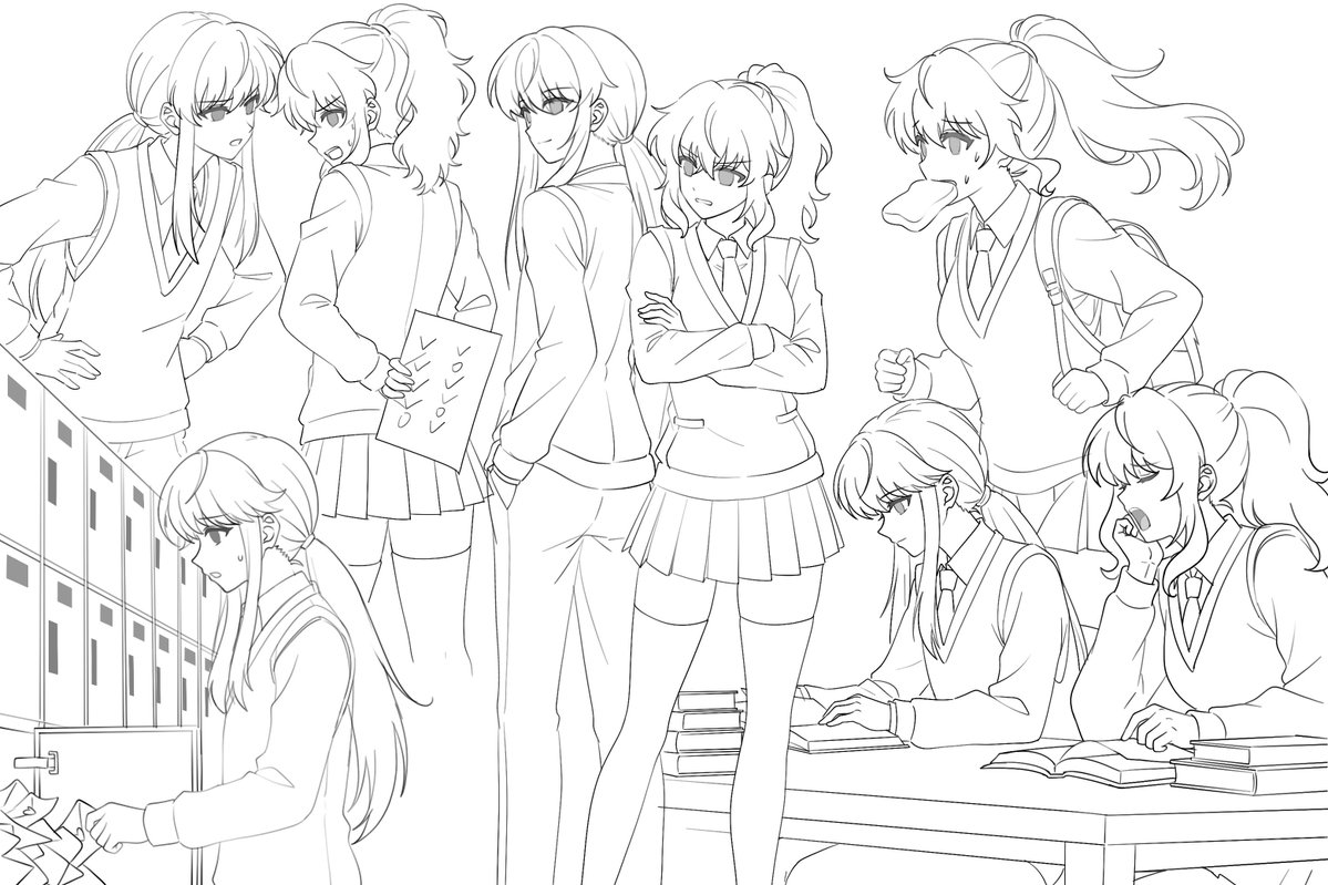 hitomi771687548's tweet photo. 好久之前没画完的 https://t.co/UhTofUatlu