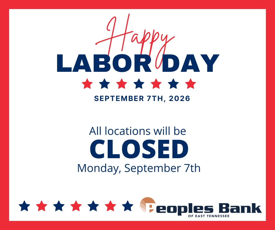 pfb_bank's tweet photo. Planning ahead for Labor Day?
 We want to remind our valued customers that our bank will be  closed on Monday, September 7th,  in observance of Labor Day.

Our online and mobile banking services remain available 24/7.
#LaborDay https://t.co/cV1or2SyVY