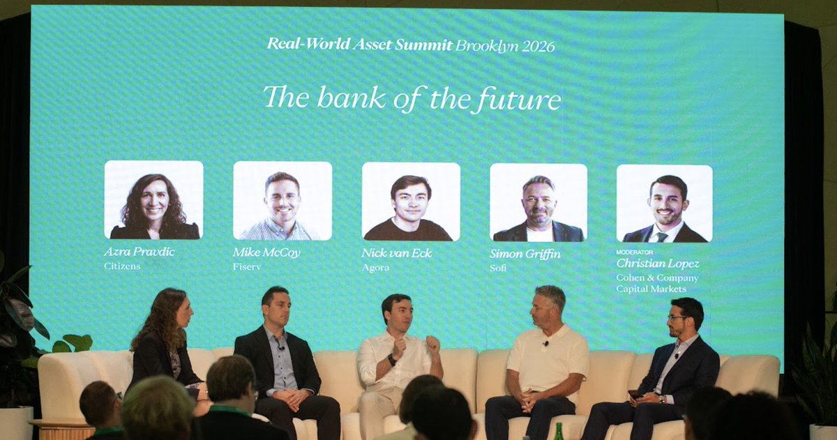 withAUSD's tweet photo. Spent Day 1 at @rwasummit in Brooklyn talking real-world assets with some of the sharpest people in the space. 

We're grateful to be featured on the mainstage and looking forward to Day 2. https://t.co/yryi6iUnjF
