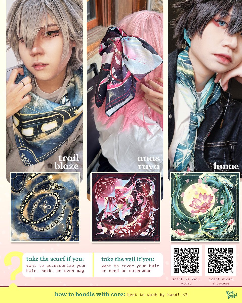 ronuraven's tweet photo. [🔁🩷thankyou!]

ronuraven is open for merch pickup at #comifuro23 as well as the mail order!
📅 2 - 16 Sept '26
📍ICE BSD (31 Oct '26) - Day 1
📺hsr, zzz
👯Wangy Koyo (no. tba)
✍️form: https://t.co/2uS01ryqAY

NEW ENTRIES: veil/scarf &amp; terranight dj
#HonkaiStarRail #zzzero� https://t.co/ne0sBk7ujb