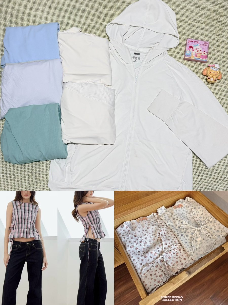 aimaimstore's tweet photo. 𓍼 Anyeong🐰🥣 * tmr 3/9 8pm.

ราคาน่ารักเหมือนเดิมค้าบ⭐️🎀✋🏻
👀🫳🏻 IGbrand uv Uniqlo

☁️⸝ ⸝ ปั���รีฟอล ลด-5
 ค่าส่ง 40-4up 50🐈
#ส่งต่อเสื้อผ้า #เสื้อผ้ามือสอง #เสื้อผ้ามือ2 #โล๊ะตู้เสื้อผ้า #โล๊ะตู้ #เสื้อผ้ามือสองสภาพดี #เสื้อกันuv https://t.co/B7sa58lCf1