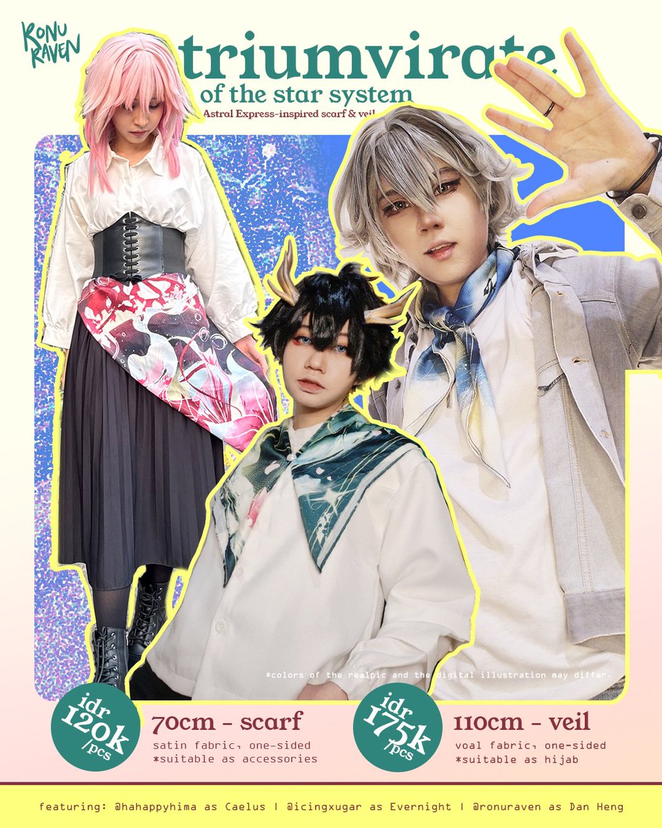 ronuraven's tweet photo. [🔁🩷thankyou!]

ronuraven is open for merch pickup at #comifuro23 as well as the mail order!
📅 2 - 16 Sept '26
📍ICE BSD (31 Oct '26) - Day 1
📺hsr, zzz
👯Wangy Koyo (no. tba)
✍️form: https://t.co/2uS01ryqAY

NEW ENTRIES: veil/scarf &amp; terranight dj
#HonkaiStarRail #zzzero� https://t.co/ne0sBk7ujb