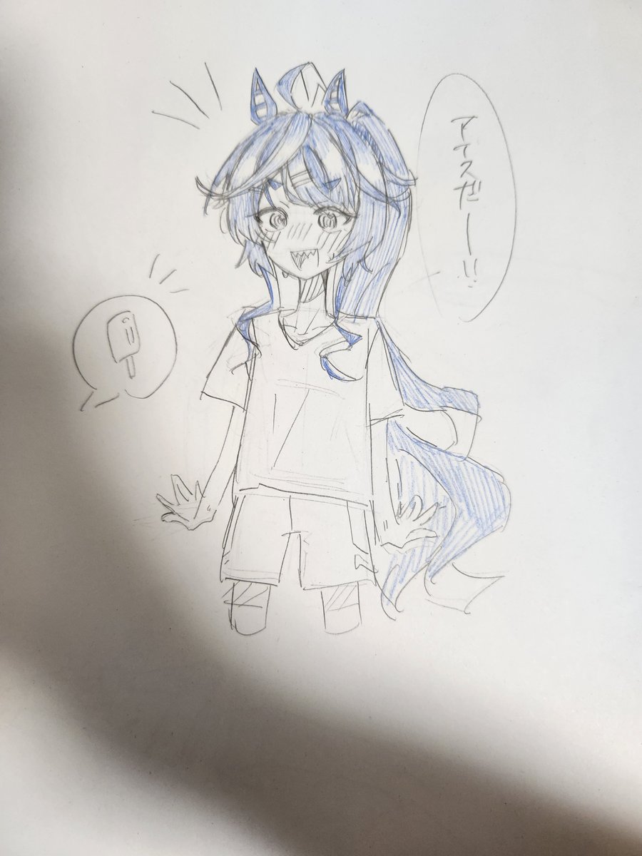 yama_o89's tweet photo. 描くだけ描いてあげてなかったたぼち https://t.co/wXdbKhCILj