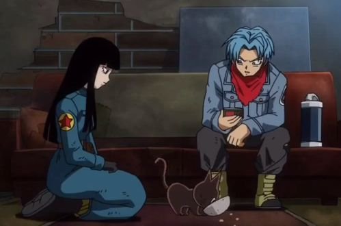 TrumaiP's tweet photo. Hizo la banda Sonora de Trunks y Mai (Norihito Sumitomo)💘🎷
Lo harás para la película ? 
Quiero una pieza única para Trunks y Mai porfavor ✨🙏 https://t.co/yNxW9DjXC8