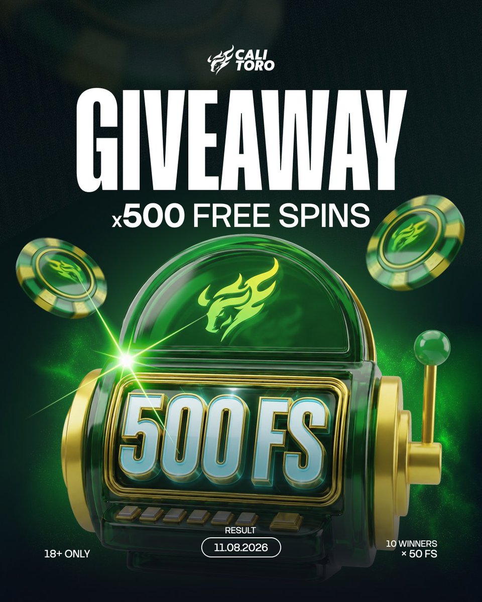 calitorobet's tweet photo. 🎰 ¡HOY arranca el sorteo! 🎉

¡500 FREE SPINS en juego! 🔥
📅 Del 2 al 11 de septiembre

¿Quieres ser uno de los ganadores? 👇
Todos los detalles en los comentarios 🧵⬇️

18+ | Juega con responsabilidad https://t.co/E1WLQ7iNsA