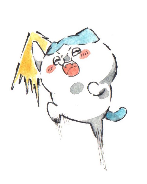 shirobutaz's tweet photo. ファイターハチワレ https://t.co/ruKqzMv32x