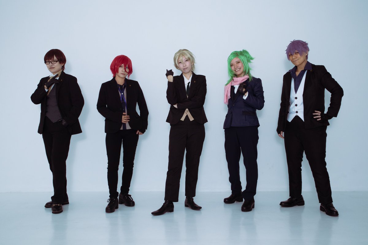 snt_frgt0811's tweet photo. *Cosplay  
*B_pro / 🌙

M.Kazuna： @nt_vrc 
O.momotaro： @BlueRose_k_m_ 
O.Hikaru
N.Tatsuhiro： @shiara8686 
S.Mikado： @kaaa_ch1 https://t.co/F8EL9U56qx