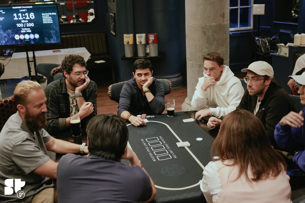 cstldao's tweet photo. 21 players. ZK poker faces. Questionable risk management. ♠️🏰

Poker night at the castle.

hosted by - @Shur1kenN @DavidPopa55

@superteamIE https://t.co/dyXUNOjR1G
