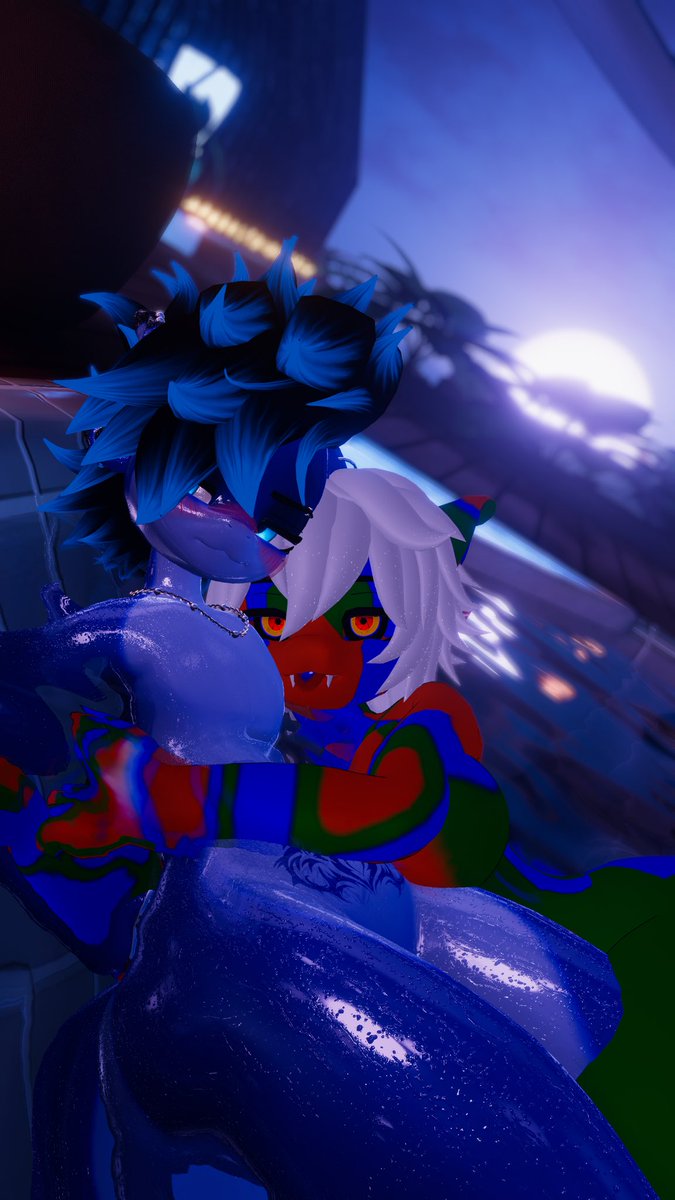 acerhatty's tweet photo. Hangin with da goob :3 ft.@UltraShorky  (expect more photos and stuffs with this cute shork ;p) #vrchat #nsfw https://t.co/SGKjjuDU46