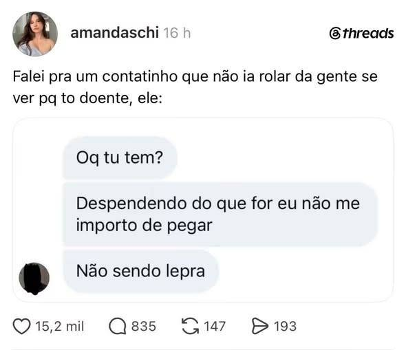 FelippeRegazio's tweet photo. maluco no mood: pego a doença e vc. https://t.co/4tpJDzTvhY