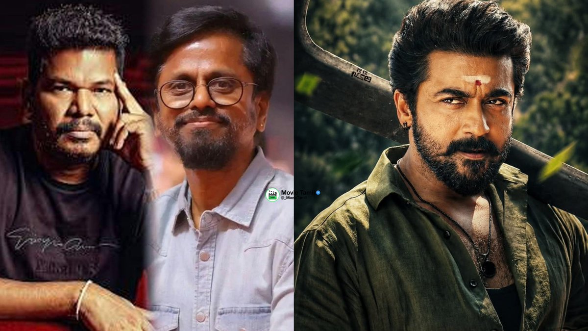 _MovieTamil's tweet photo. As Per VP,

There is a buzz that #Suriya is planning his 50th film as a mass-action commercial entertainer. It is also being reported that the film has a high possibility of being directed by #Shankar, based on a story by #ARMurugadoss.

#Suriya50 https://t.co/Cw68ZDiyoH