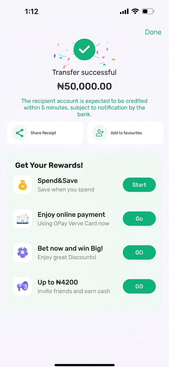 Jowizazaa_gives's tweet photo. 1:12pm credited to 2. Whos next?

Drop your OPAY or any AZA!! 

Sharing N50k for the first 760 Retweet$ 

Make sure you are following 
@SirCharles69_
. https://t.co/XGpUYKgonQ