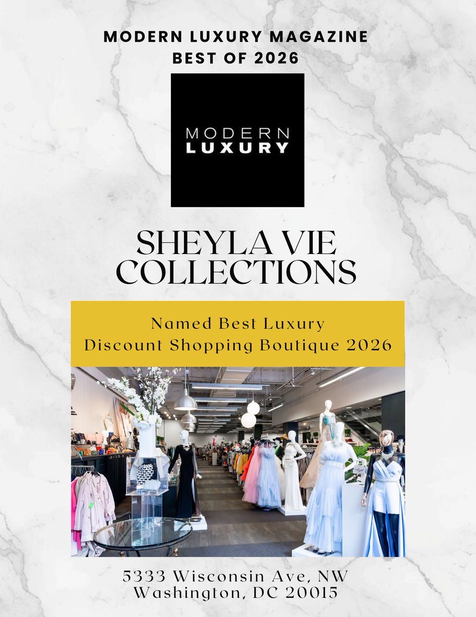 JanDuPlain's tweet photo. Have an upcoming posh event?  Check out Sheyla Vie Collections in Chevy Chase, MD.  #fashionlook https://t.co/65KCnXGL2v