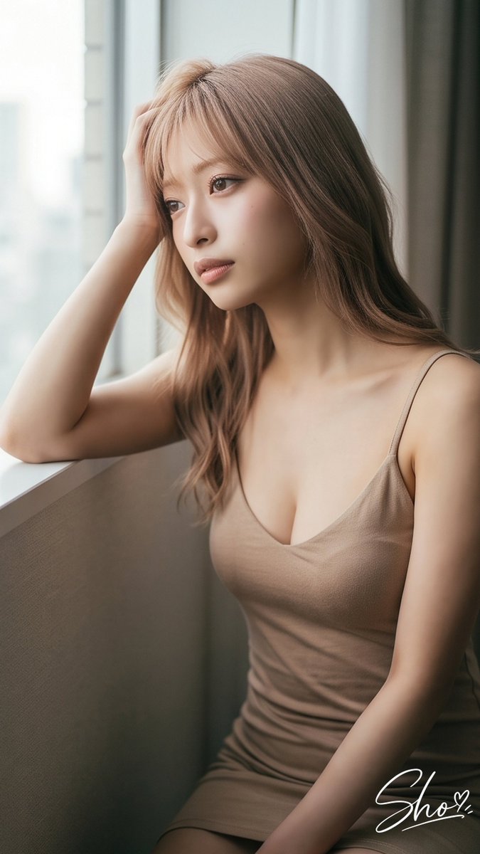 kawasho_web's tweet photo. Model mode: on. 🤎
Mocha Slip Dress Mood.

Soft lines, warm light, nothing extra.

Prompt:
Mocha beige fitted slip dress with delicate spaghetti straps, a soft V neckline, and a clean body-skimming silhouette. Smooth lightweight fabric with subtle texture, minimal detailing, and a simple refined finish. Elegant, understated, and softly feminine styling.