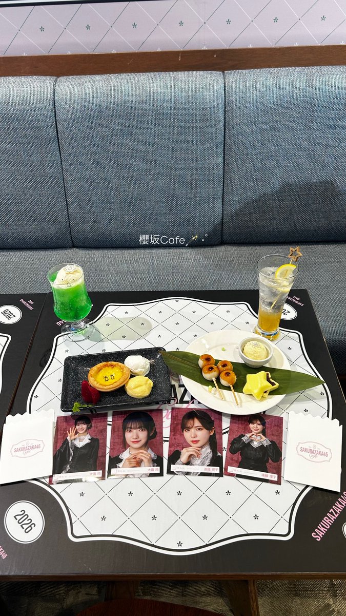 azmr0716's tweet photo. 念願の櫻坂カフェ✨️
今年も行けて幸せです🎀🌟 https://t.co/MtbbPc6wvj