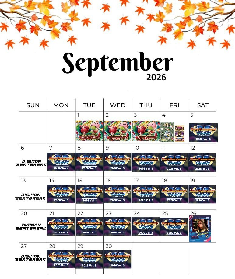 DigimonWorldEsp's tweet photo. 👾¡YA ES SEPTIEMBRE DIGI-FANS!
🇪🇸Aquí el calendario de lanzamientos, torneos...de todo Digimon en España:
💥¡#DigimonAdventure #VTamer llega a su Tomo 7!
💥¡#DigimonCardGame #TIMELESSBONDS #BT26!
💥¡Chiaki J. Konaka en #JapanWeekendMadrid!
💥¡#DigimonBeatBreak continúa!
#Digimon https://t.co/IxeC6PjXLJ