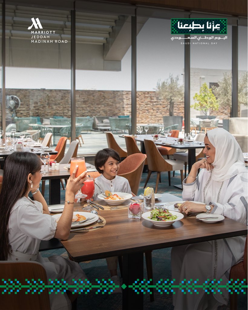 JedMarriottMR's tweet photo. في اليوم الوطني السعودي، اغتنموا عطلة نهاية الأسبوع الطويلة للاستمتاع بوقت من الراحة والهدوء.

#ماريوت_جدة #السعودية https://t.co/zGix9IY3qn