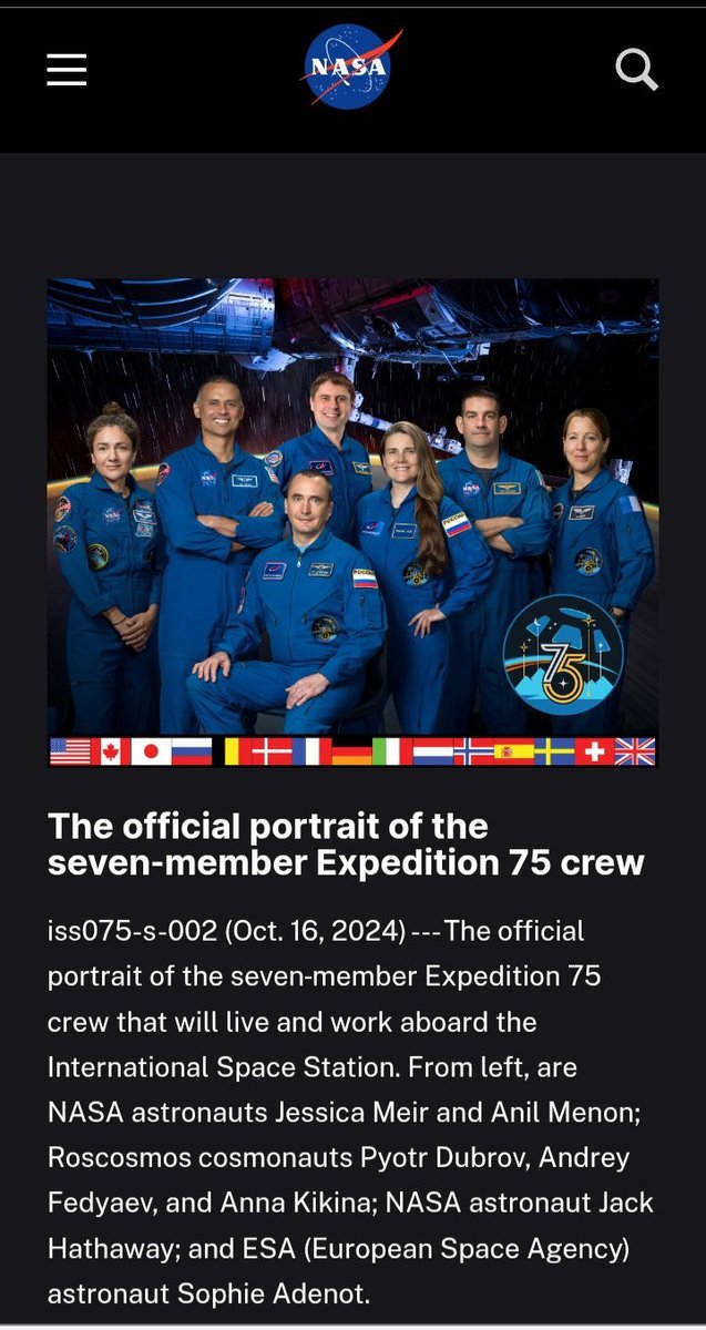 ThomasH37840347's tweet photo. @AllaPoedie @AllaPoedie cesse de DESINFORMER HONTEUSEMENT l'opinion publique Sophie Adenot est avec 2 cosmonautes Russes dans @Space_Station ISS et ce sont les Russes Soyuz qui ont ramené sur terre le 26 juillet 2026 l'astronaute américain Chris Williams retransmis en direct par la NASA https://t.co/VKcTRUTUD6