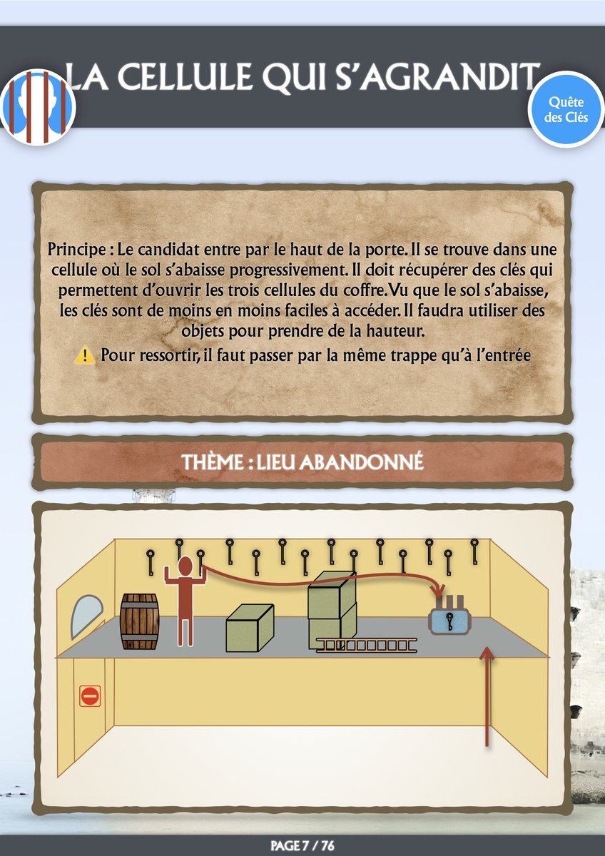 StroBoyard's tweet photo. La Cellule qui s'agrandit figure parmi les 70 propositions que j'ai faite pour #fortboyard 2027
@cyrilferaud 
@guillaumeramain 
@ju_magne 
@Alpfr 

https://t.co/aVeS8FFMsI https://t.co/QqkSyS3wwM