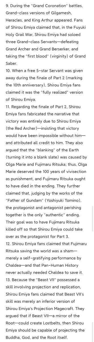 SpaceIshtarNB's tweet photo. @fgoproject I compiled a list of some of the extreme, disparaging remarks made by Shirou Emiya fans regarding FGO—spanning from the game's launch up to its 11th anniversary. I was shocked by what I saw; are they even human? They seem more like demons from hell. https://t.co/HbbYO6TkOx
