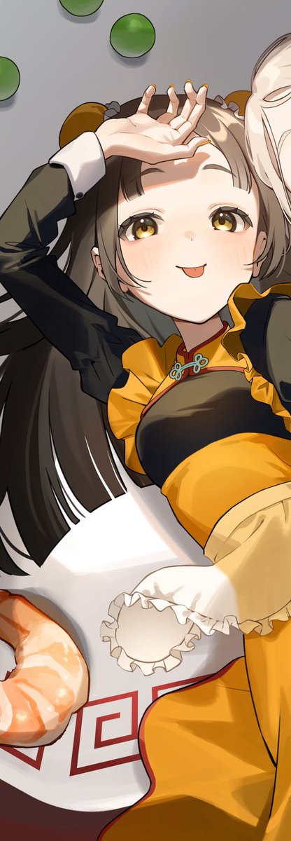merumamu1's tweet photo. チャイナメイドな千奈と広 https://t.co/os5C3brroe