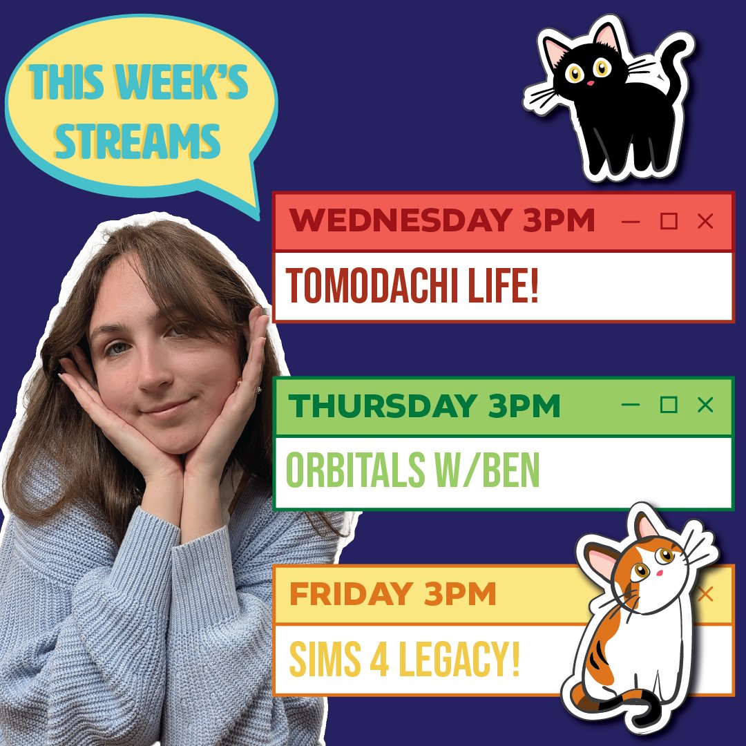 ScrambledAshton's tweet photo. STREAM SCHEDULE! xoxo

Tonight @ 3 - Tomodachi Life (we may finally get our kisses in!)
Thursday @ 3 - Bashton play Orbitals!
Friday @ 3 - The Babonys piss me off

https://t.co/RG5gRwdnol https://t.co/dCznGopZfb