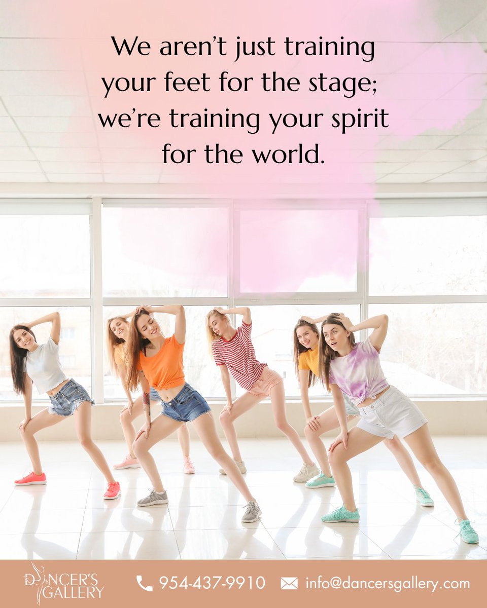 DancersGallery's tweet photo. We aren't just training your feet for the stage; we're training your spirit for the world.
#dancersgallery #dg #dance #dancers #lovefordance #dancestudiomiami #danceclasses #dancelover #dancelove #dancegoals #dancelife #lovefordance #miamidanceclasses #coopercitydancestudio https://t.co/XnSBSymr4Z
