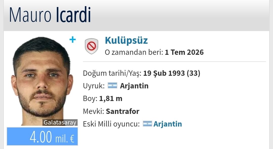 FollwTheLeader's tweet photo. Türk medyasının ne kadar aşağılık olduğunu size şöyle özetleyeyim;

Icardi'yi sabah akşam bütün medyada Dünyanın en iyi ilk 5 santraforundan bir tanesi diye anlattılar.

Milyonlar teklif ediliyor, ancak kendisinin kanı turuncu vişne çürüğü aktığı için gitmiyordu.

Öyle bir aidiyeti vardı ki; Barcelona, Real Madrid, Manchester United, Inter, Lyon gibi kulüpleri reddedip, Galatasaray'da mutlu olduğunu yazıyorlardı.

Aynen şu anda Osimhen balonuna yazdıkları gibi.

Hatta bir haberde o kadar abarttılar ki, 50 M€ teklifi reddediklerini ve Icardi'ye verilen 12 M€ maaşı da kendisinin reddettiğini söylediler.

Günün sonunda serbest kalan Icardi'ye, ikinci liglerden bile teklif gelmedi. Sözde gol vuruşları muhteşem olan Icardi, 3. Santrafor olarak bile teklif almadı.

Türk medyasına inanan bazı Fenerbahçe'liler de, kadromuzun yetersiz ya da eksik olduğunu söylemeye devam ediyor.

Yazık çok yazık...