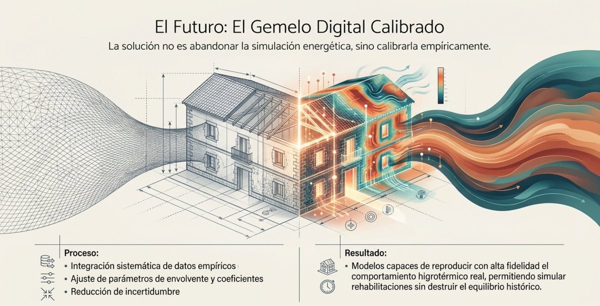 MontalbanPozas's tweet photo. Estudiamos la  monitorización higrotérmica como herramienta para calibrar los modelos  de simulación energética de la arquitectura tradicional. EL GEMELO DIGITAL CALIBRADO @feenert_eu @RoboLab_UEx @UExDivulga https://t.co/jZMnJTeTex