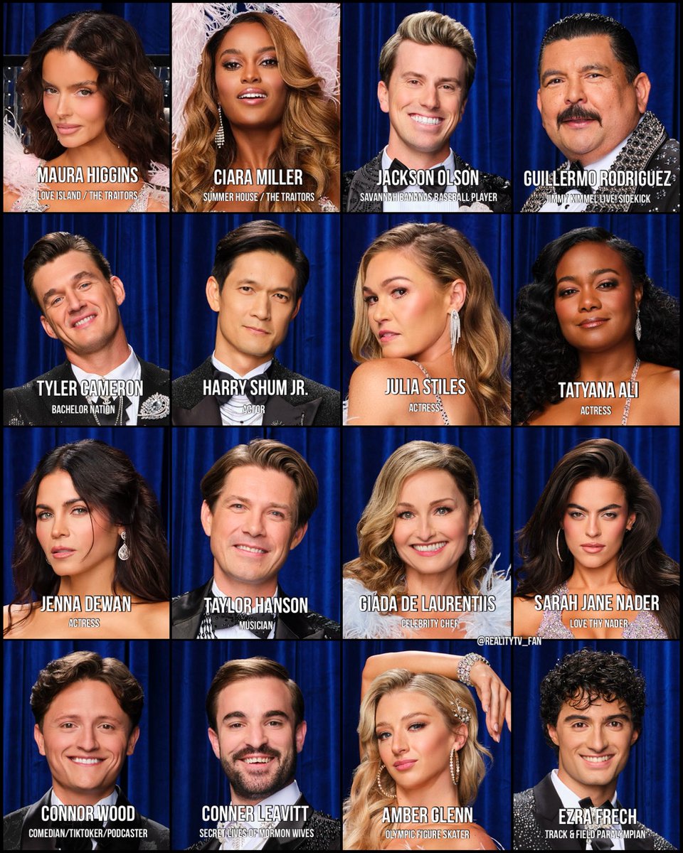 Realitytv__fan's tweet photo. The official cast of Dancing with the Stars season 35, premiering Sept. 15 on ABC, Hulu and Disney+ kicking off a two-night premiere event. #DWTS https://t.co/M52vGecEqm