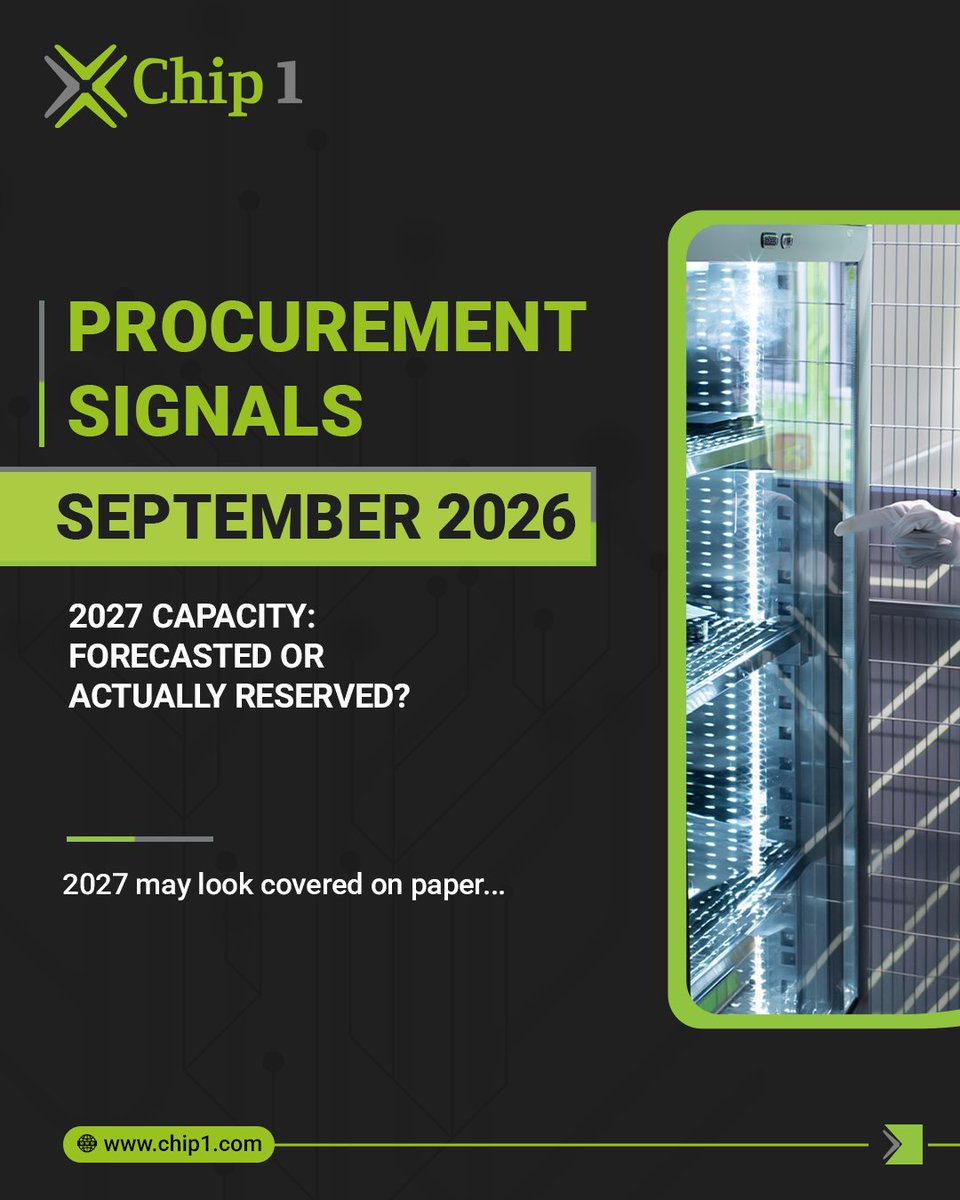 chip1exchange's tweet photo. How much of your 2027 requirement is truly reserved?

Check what’s secured, what still needs approval, and where flexibility remains.

Chip 1 shows what’s actually available and where attention is needed first.

#Chip1 #ProcurementSignals #ComponentSourcing https://t.co/HyPVMgO1YJ