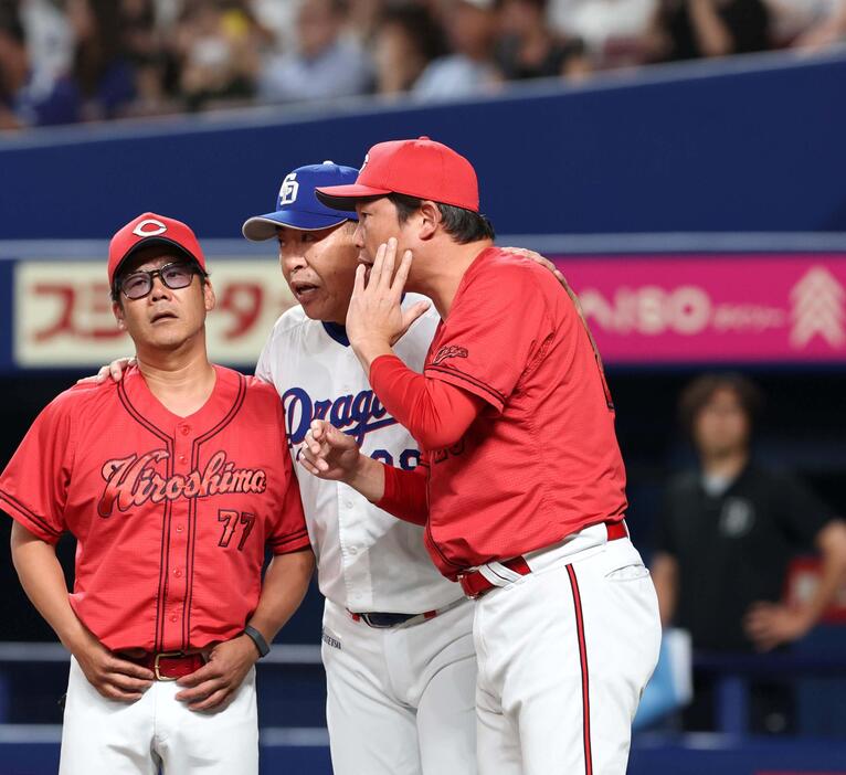 gnomotoke's tweet photo. 広島　新井貴浩監督が4死球に「申し訳ないです」と謝罪　あわや乱闘騒ぎも「その後プレーしてくれたことにはホッと」鈴木＆ターノックもコメント（デイリースポーツ）-Yahoo!ニュース https://t.co/FxbiyNF0dA

新井貴浩監督は試合後、計4死球を与えたことについて「申し訳ないです」と謝罪した。 https://t.co/PTkJNfAZD5
