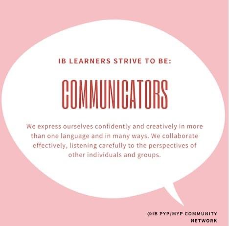 SpeasGlobal's tweet photo. #IBLearnerProfile #Communicators - We express ourselves #confidently and #creatively in more than one language and in many ways. We #collaborate effectively, listening carefully to the perspectives of other individuals and groups. #BuenosComunicadores #IBSpeasBees https://t.co/RbT1NnIWWB