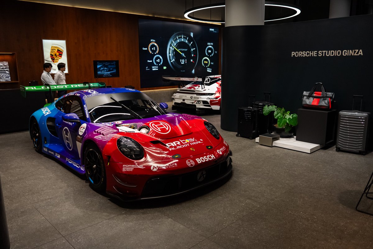 absolute_racing's tweet photo. #IGTC | The twins have arrived! #Suzuka1000km Porsches just touched down at Porsche Studio Ginza. 🇯🇵

■展示期間
9月3日（木）～9月5日（土）

■会場
ポルシェスタジオ銀座
東京都港区東新橋１丁目５ー２ https://t.co/JAqJespE8C