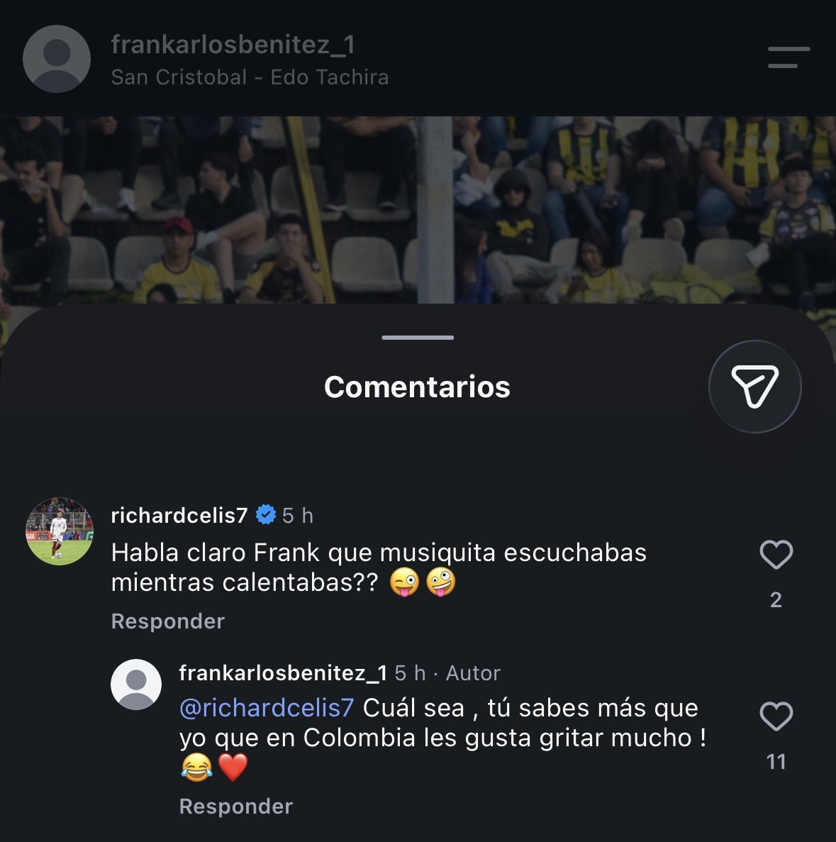 LGMF10's tweet photo. Hago un llamado al @DvoTachira  no es que moleste que nos diga Colombianos sino que eso es xenofobia entonces hacemos protocolos anti racismo y etc y se permite esto en nuestro fútbol ? Un jugador que representa a la selección @LigaFUTVE @CDominguesP @ManoloDavilaS @jairspineda https://t.co/BpHQumNfTg