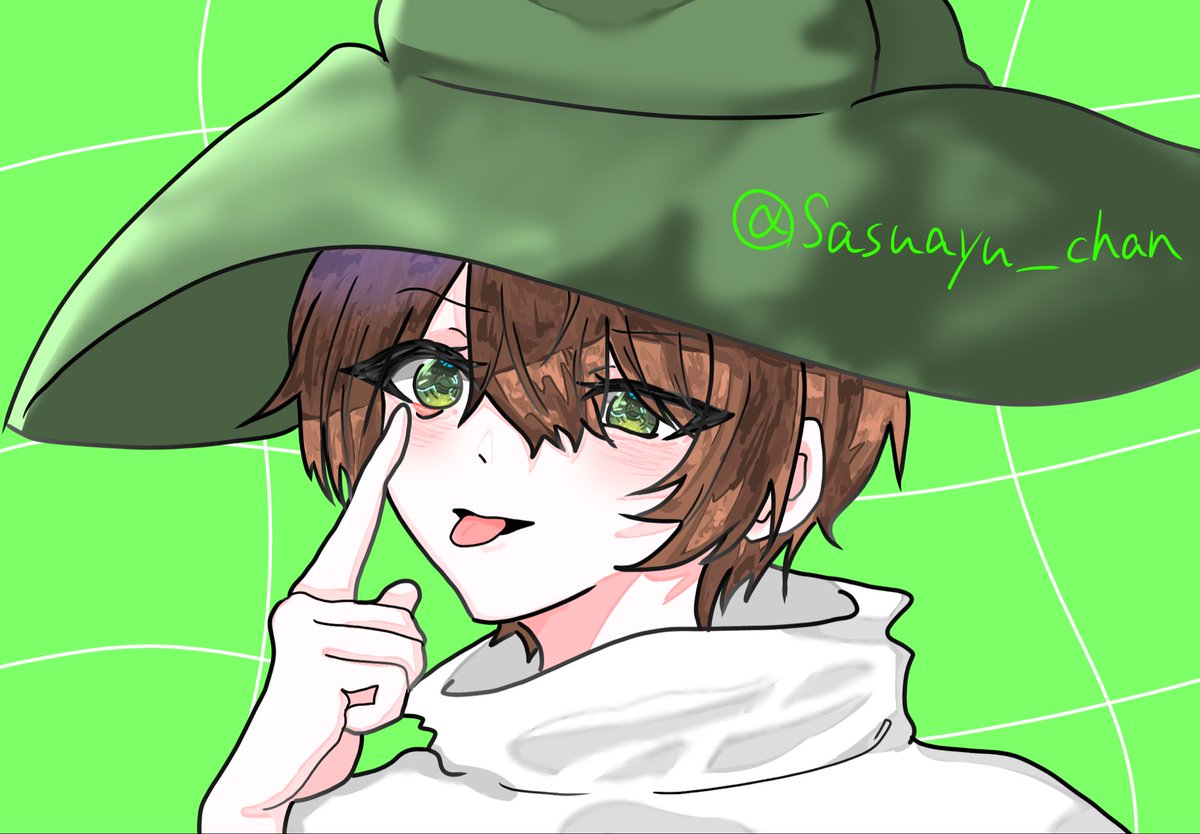 Sasuayu_chan's tweet photo. んべ
 #緑色さんご自由にどうぞ https://t.co/uIix2sMeCL