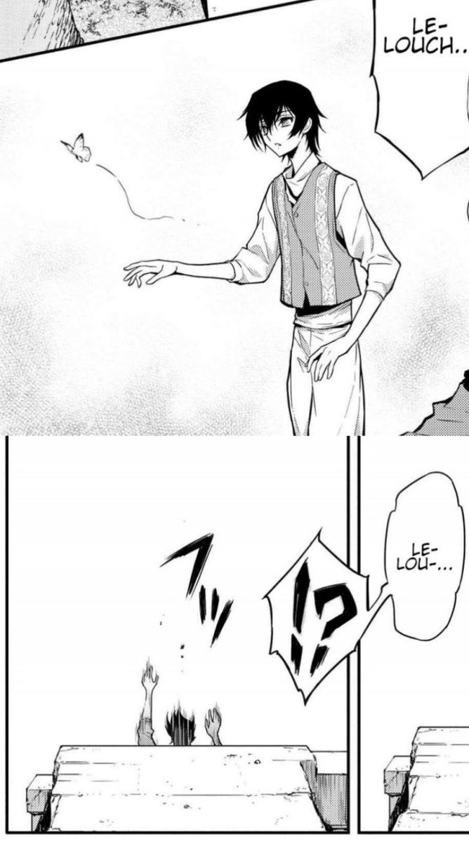 aemiami__'s tweet photo. void lelouch chasing after a butterfly and dying https://t.co/mGBptdKVWt
