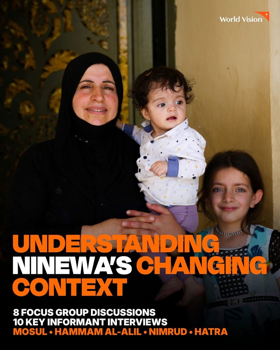 IraqVision's tweet photo. What’s shaping community stability in Ninewa?

Our new Context &amp; Conflict Analysis explores conflict dynamics, community pressures and local strengths across Mosul, Hammam Al-Alil, Nimrud &amp; Hatra.

📄 Read the full report https://t.co/86VEFdphbE https://t.co/mukigM2F9b