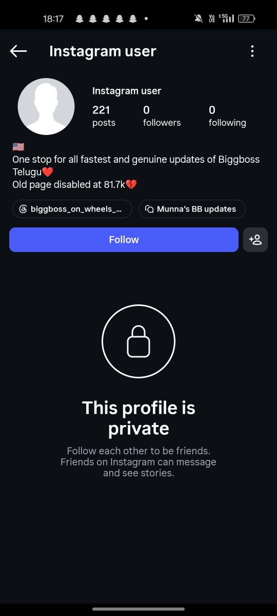 theviewerrrrr's tweet photo. After Revealing Commeners names in story 

The bb wheels page suspended / disabled 🚨🚨

Star maa valla pani antara 
#BiggBossTelugu10 https://t.co/gFx0GgcN9k