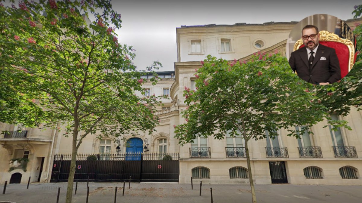 arturovilla's tweet photo. Así es el palacio que Mohammed VI compró por 80 millones de euros en París.

¿Estaríais a favor de que la UE apruebe su incautación para cubrir las pérdidas y los daños ocasionados a los españoles de Ceuta?

Justo como hicieron con las sanciones a Putin y oligarcas rusos. https://t.co/y2FduEnX1R