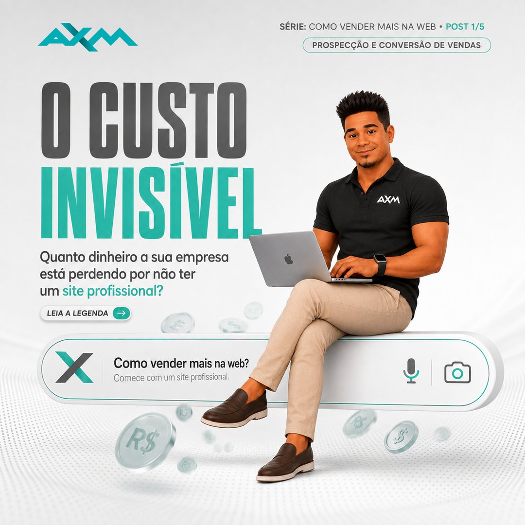 axmgloball's tweet photo. Quanto custa NÃO ter um website profissional? 💸

Enquanto você depende só do direct, seus clientes estão procurando o seu serviço no Google. Se você não aparece ou entrega um site amador, eles compram do concorrente.

website não é gasto, é máquina de vendas 24h! https://t.co/CXRDgKXY9n