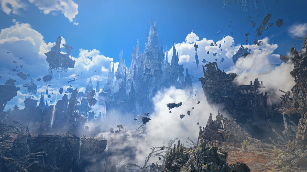 MHKogath's tweet photo. Spotted on the Monster Hunter Wilds: Ascendance website, these appear to be the Plenty, Inclemency, and Fallow seasons for Skybound Eyrie https://t.co/U8JcOCstHQ