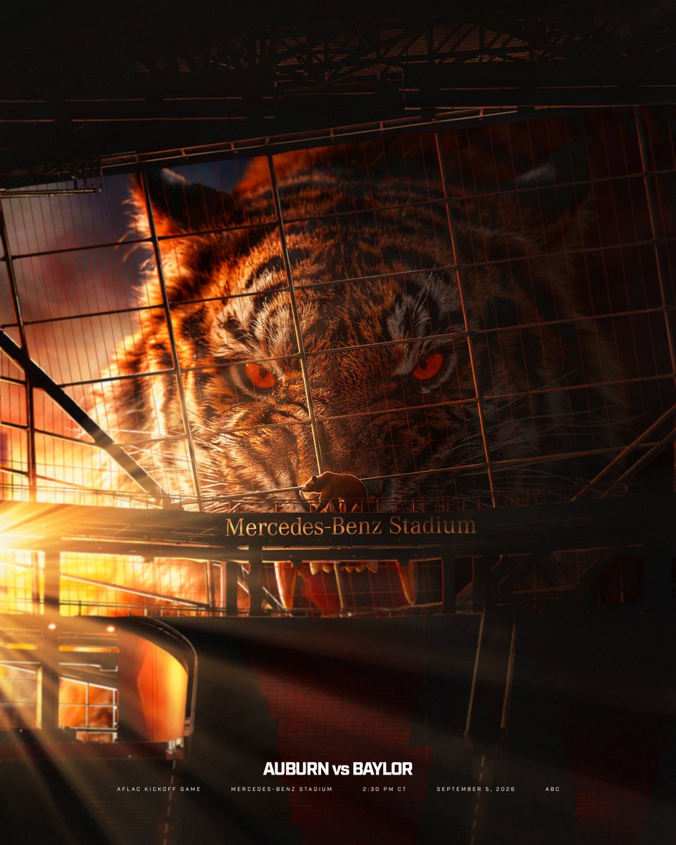 AuburnFootball's tweet photo. Game 1 · The Hunt Starts Now 🦅 https://t.co/oZYuUHIu2X