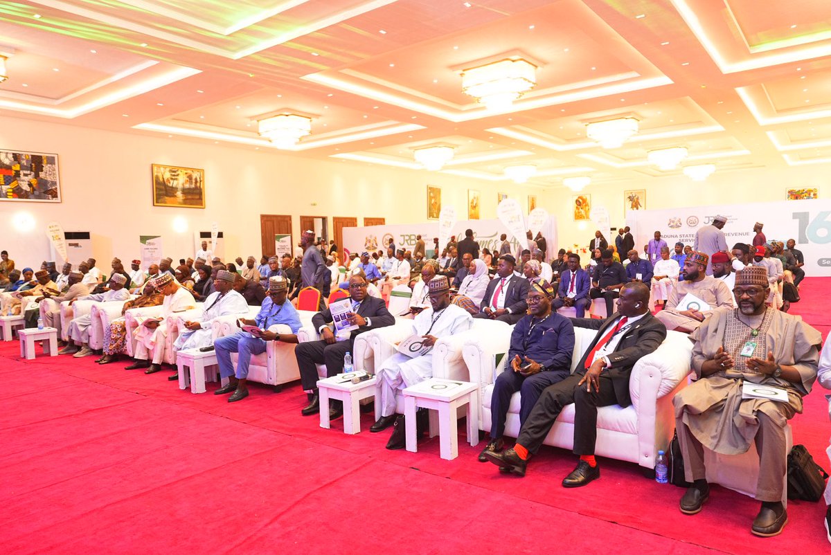 Abdool85's tweet photo. KADUNA UPDATE: The Executive Governor of Kaduna State, Senator Uba Sani, is serving as Special Guest of Honour to declare open the 160th meeting of the Joint Tax Board (JTB) at the Abba Kyari Banquet Hall.

Selecting Kaduna as host for this landmark gathering highlights the state's restored peace and safety, while signaling strong confidence in the impressive revenue growth driven by Governor Uba Sani’s administration.